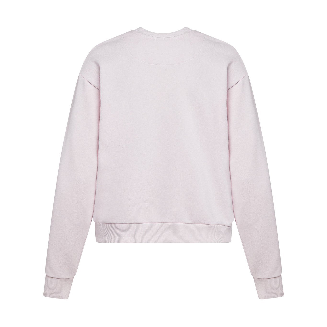 Solid French Terry Crewneck Sweatshirt - Pale Lavender image 3