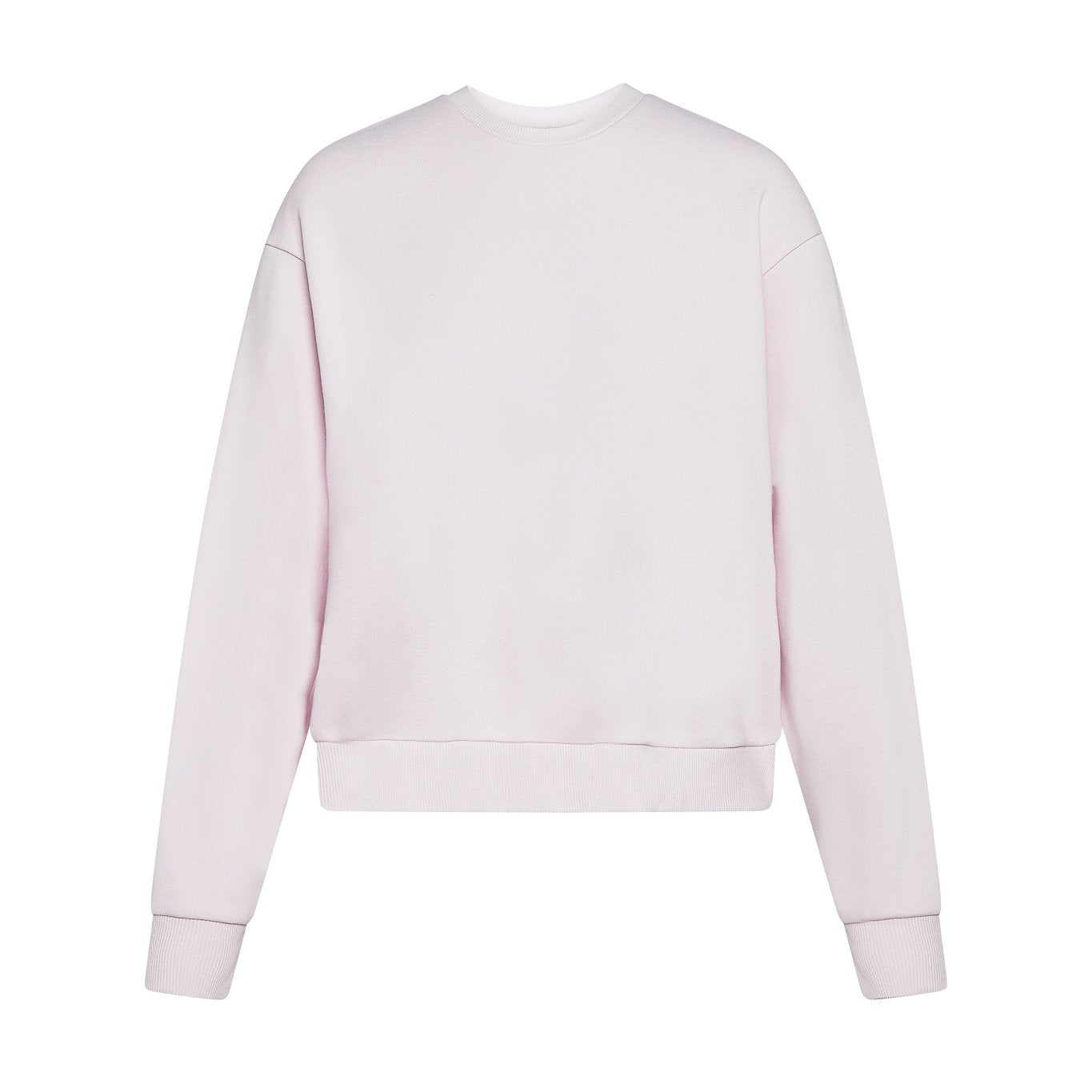 Solid French Terry Crewneck Sweatshirt - Pale Lavender image 0