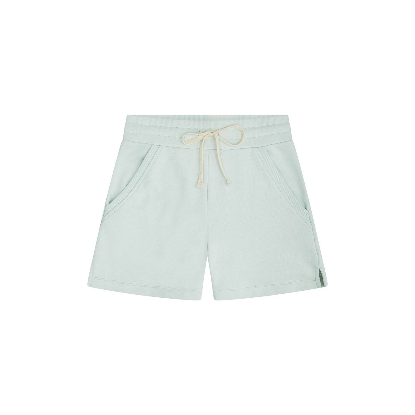 Solid French Terry Pocket Shorts - Pale Mint image 0