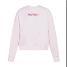 MOTHER Polished French Terry Crew Pale Lavender <br /> Pink Shades image 0