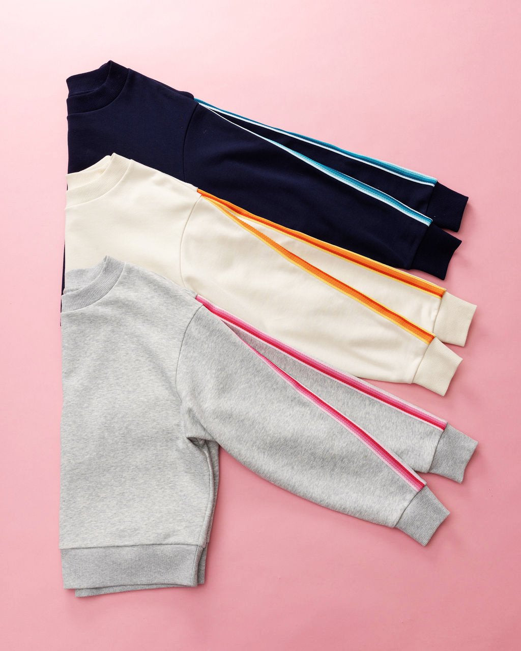 Sporty Gradient Stripe Crew <br /> Evening Blue-Turq image 5