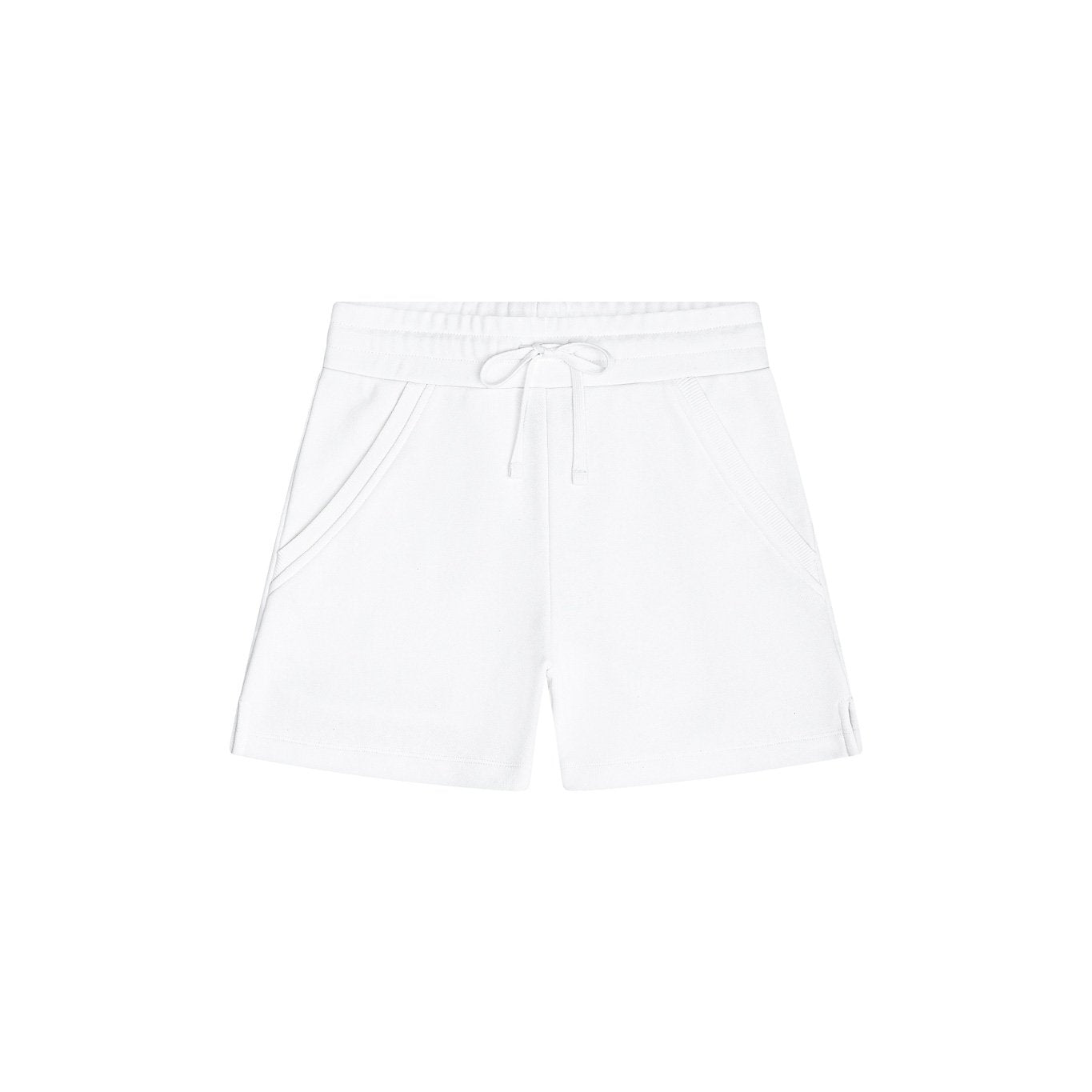 HAMPTONS Polished French Terry Crew White <br /> Blue Shades image 2