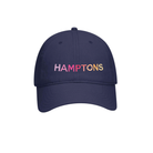 HAMPTONS Garment Washed Dad Cap-Navy Pink Shades image 0