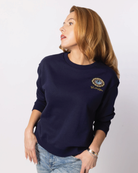 Soul Sister Eye Jeweled Patch Crew - Evening Blue image 0