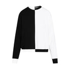 Black & White Multi-Mix Polished French Terry Crewneck Sweatshirt image 0