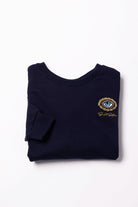 Soul Sister Eye Jeweled Patch Crew - Evening Blue image 1