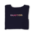 HAMPTONS Polished French Terry Crew Black <br /> Pink Shade image 7