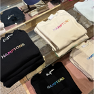 HAMPTONS Polished French Terry Crew White Sand<br /> Pink Shades image 5