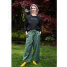 HAMPTONS Polished French Terry Crew Black <br/> Blue Shades image 4