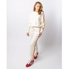 Sporty Gradient Stripe Jogger <br /> White Sand-Orange image 4
