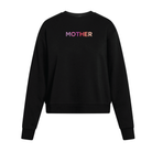 MOTHER Polished French Terry Crew Black <br /> Pink Shades image 0