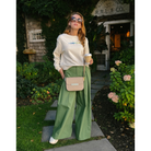 HAMPTONS Polished French Terry Crew White Sand<br /> Blue Shades image 2