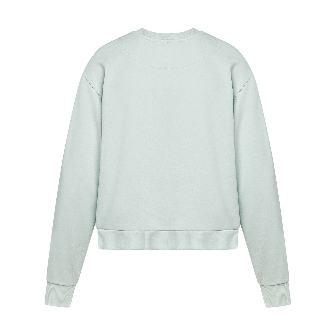 Solid French Terry Crewneck Sweatshirt - Pale Mint image 3