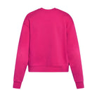 Solid French Terry Crewneck Sweatshirt - Hot Pink image 3