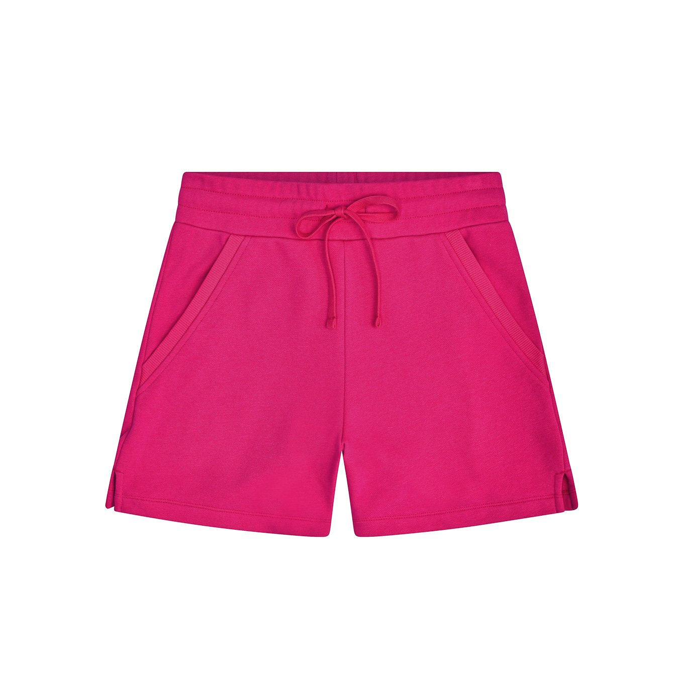 Solid French Terry Crewneck Sweatshirt - Hot Pink image 4