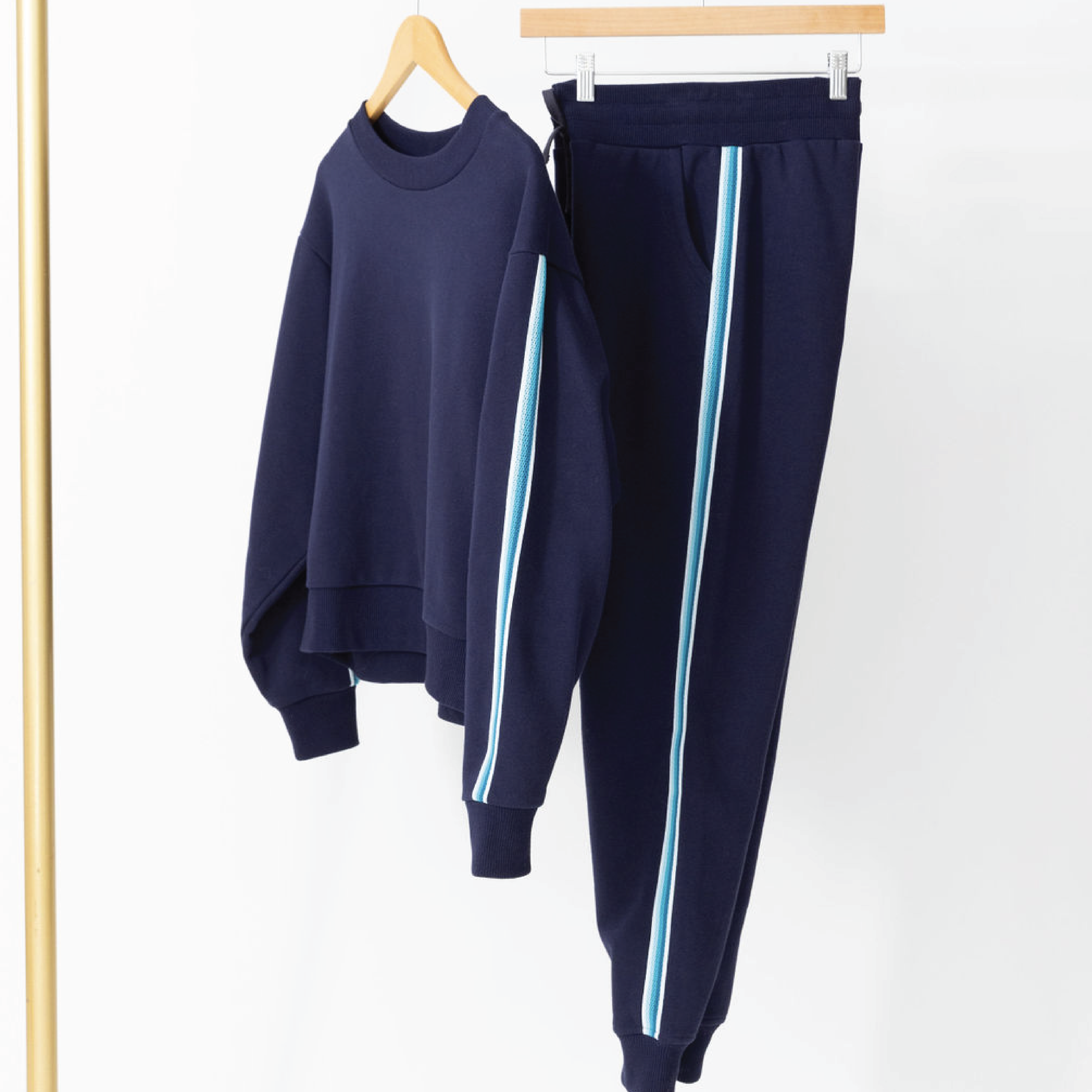Sporty Gradient Stripe Jogger <br /> Evening Blue-Turq image 5
