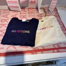 HAMPTONS Polished French Terry Crew White Sand<br /> Pink Shades image 8