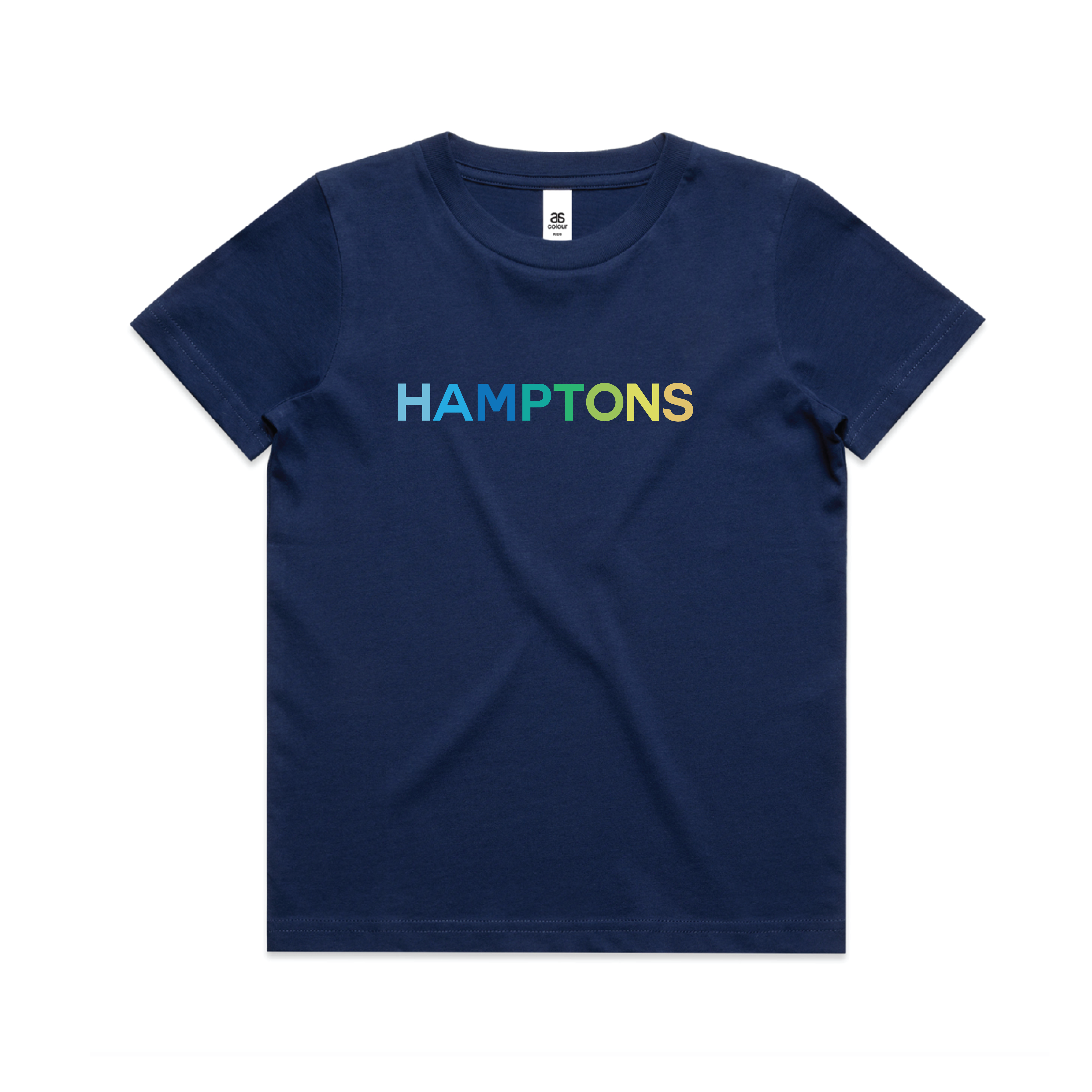 HAMPTONS Polished Cotton Cobalt T-Shirt <br /> Blue Shades image 0
